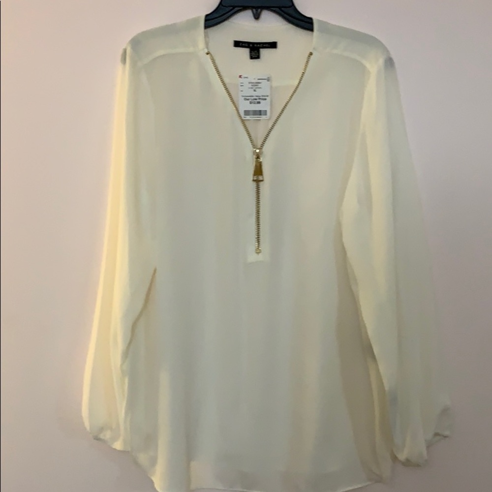 Zac &Rachel ivory dress shirt